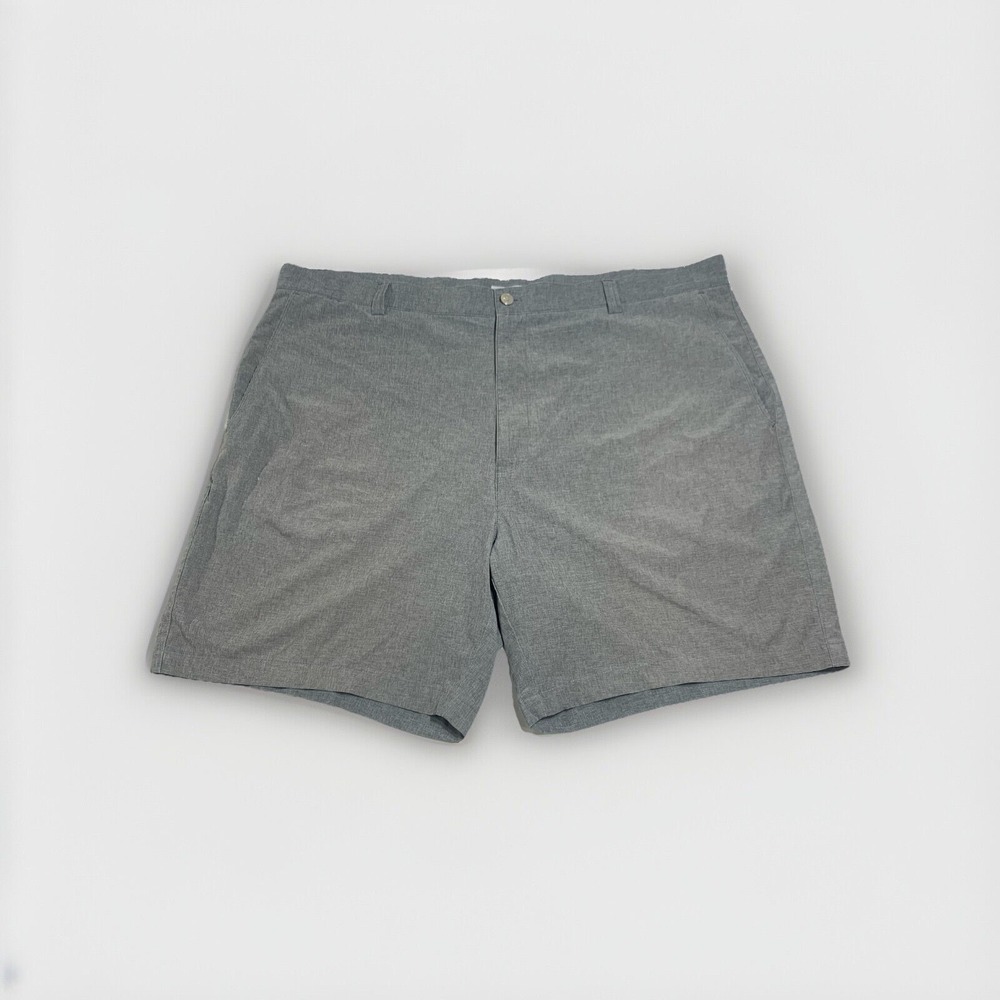 Peter Millar Men's 44R Gray Shackleford Hybrid Stretch Beach Golf Chino Shorts